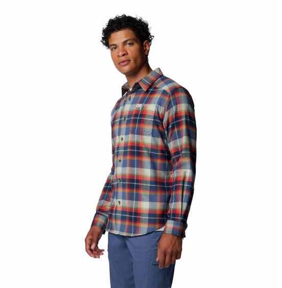 COLUMBIA M CORNELL WOODS FLANNEL LS SHIRT 1617951-469 MULTICOLOR