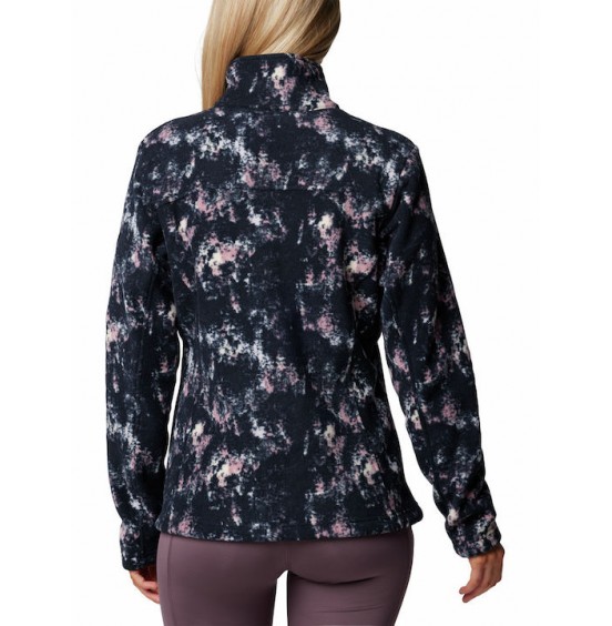 COLUMBIA FAST TREK PRINTED JKT 1622211-581 BLACK PINK