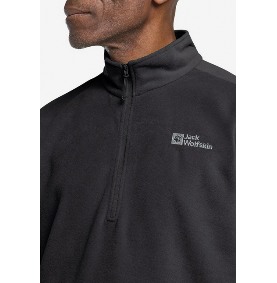 JACK WOLFSKIN ΑΝΔΡΙΚΗ ΜΠΛΟΥΖΑ TAUNUS HZ 1709522-6000 BLACK