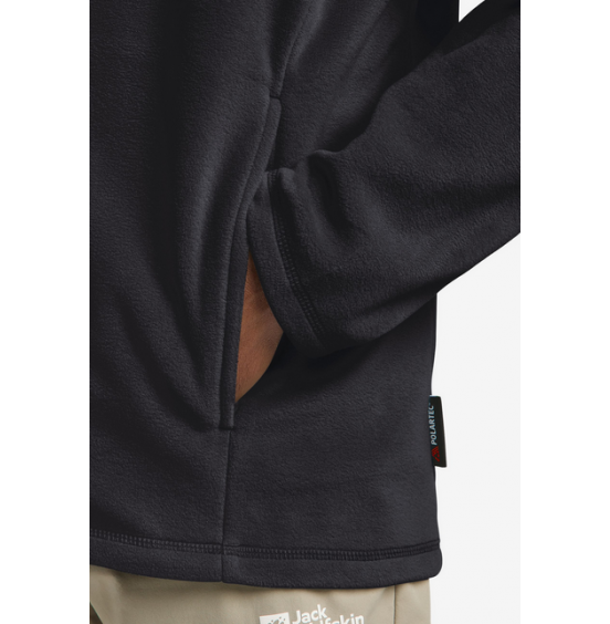 JACK WOLFSKIN ΑΝΔΡΙΚΗ ΖΑΚΕΤΑ TAUNUS FZ 1711451-6000 BLACK