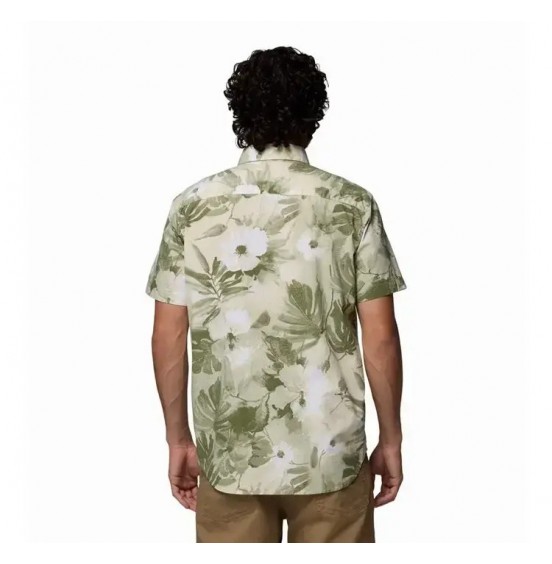 COLUMBIA ΑΝΔΡΙΚΟ ΠΟΥΚΑΜΙΣΟ RAPID RIVERS PRINTED SHORT SLEEVE SHIRT 1768931-348 SAFARI FLOWERBRUL