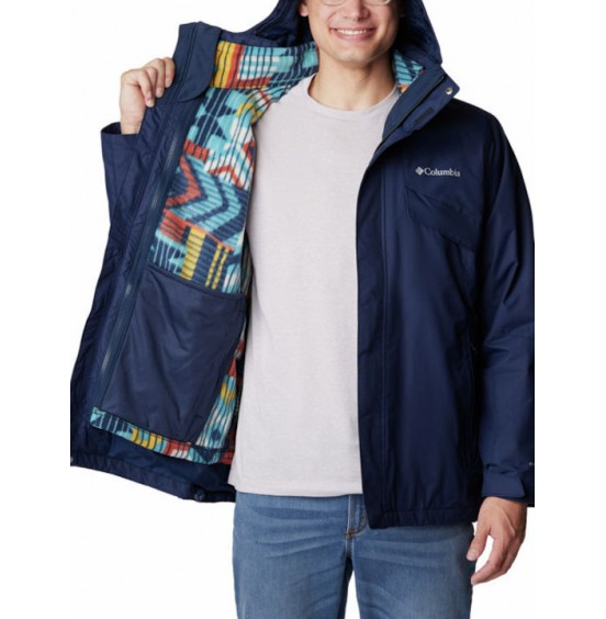 COLUMBIA M Bugaboo™ II Fleece Interchange Jacket WO1273-467 Collegiate Navy