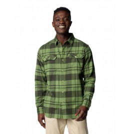 COLUMBIA M FLARE GUN STRETCH FLANNEL 1861581-352 GREEN