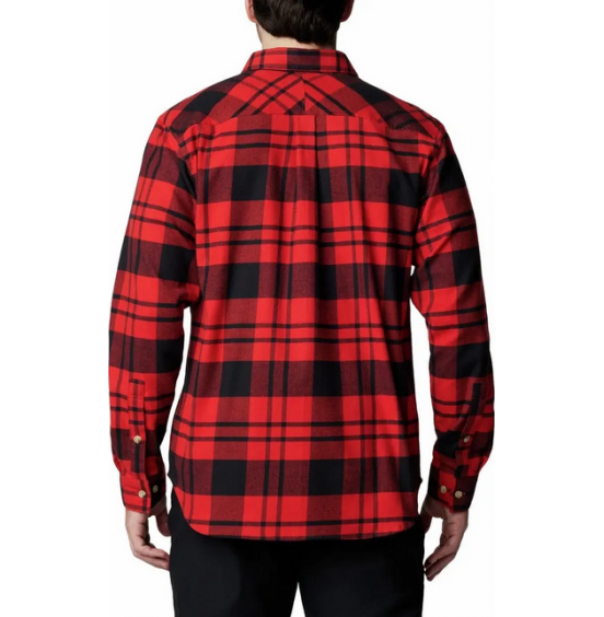 COLUMBIA M FLARE GUN STRETCH FLANNEL 1861581-698 RED