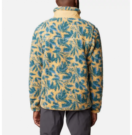 COLUMBIA M WINTER PASS PRINT FLEECE FULL ZIP 1866565-292 LIGHT CAMEL