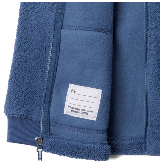 COLUMBIA Y RUGGED RIDGE II SHERPA FULL ZIP 1908631-478 BLUE