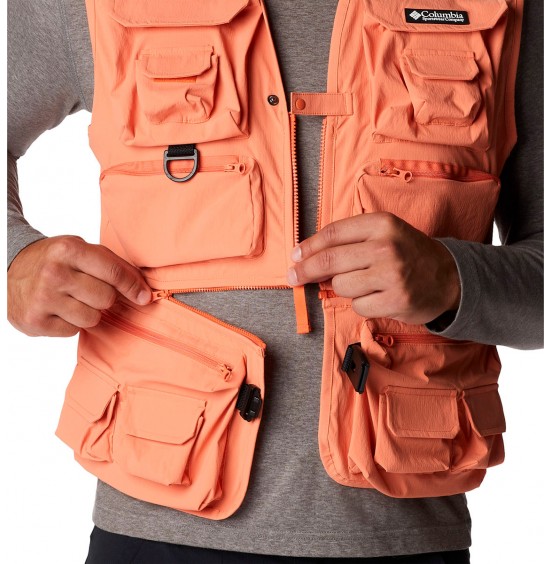 COLUMBIA ΑΝΔΡΙΚΟ ΓΙΛΕΚΟ FIELD CREEK BIG HORN VEST 1989141-849 ORANGE