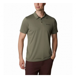 COLUMBIA HIKE POLO 1990401-397 ΑΝΔΡΙΚΟ ΤΕΧΝΙΚΟ POLO STOONE GREEN