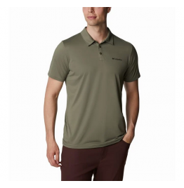 COLUMBIA HIKE POLO 1990401-397 ΑΝΔΡΙΚΟ ΤΕΧΝΙΚΟ POLO STOONE GREEN