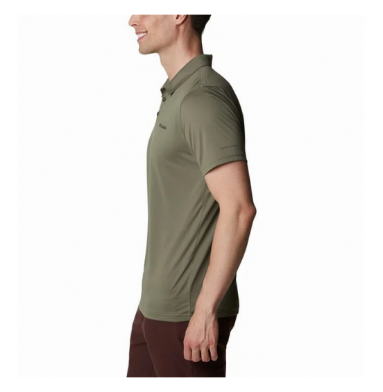 COLUMBIA HIKE POLO 1990401-397 ΑΝΔΡΙΚΟ ΤΕΧΝΙΚΟ POLO STOONE GREEN