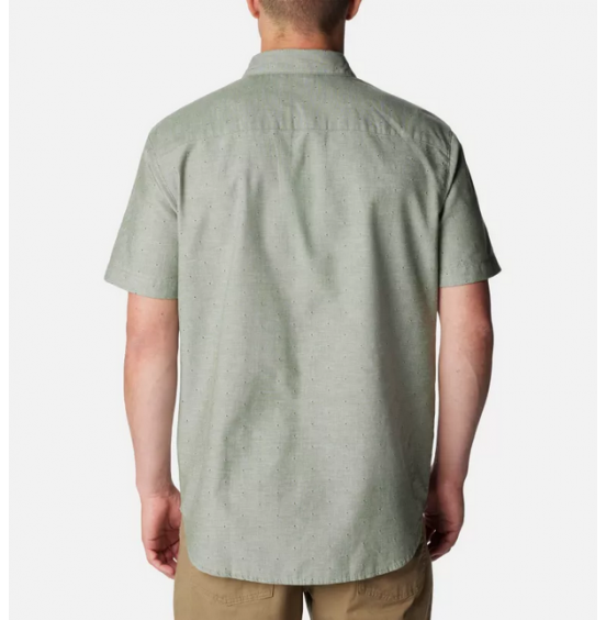 COLUMBIA ΑΝΔΡΙΚΟ ΚΟΝΤΟΜΑΝΙΚΟ ΠΟΥΚΑΜΙΣΟ RAPID RIVERS NOVELTY SHORTSLEEVE SHIRT 1990801-352 GREEN