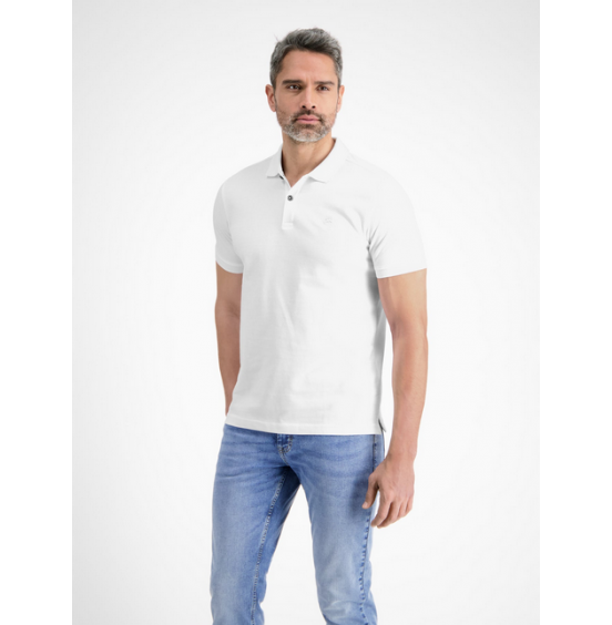 LERROS ΑΝΔΡΙΚΗ ΚΟΝΤΟΜΑΝΙΚΗ POLO ΜΠΛΟΥΖΑ 2003200-100 WHITE