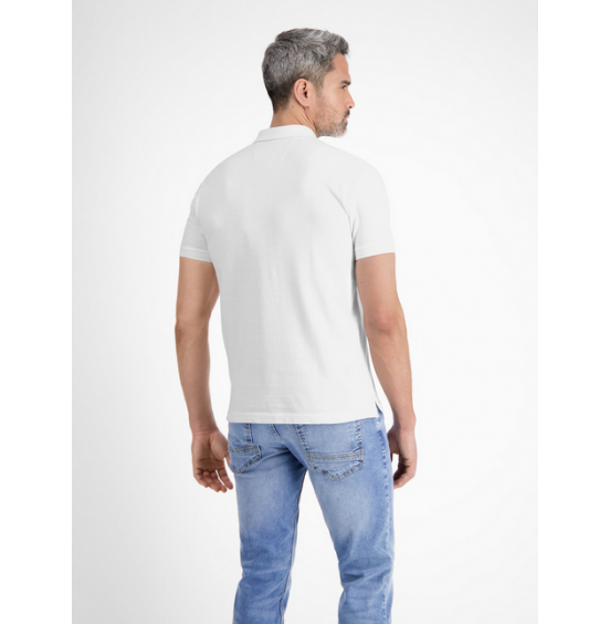 LERROS ΑΝΔΡΙΚΗ ΚΟΝΤΟΜΑΝΙΚΗ POLO ΜΠΛΟΥΖΑ 2003200-100 WHITE