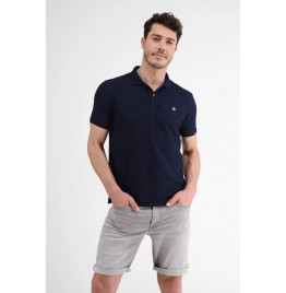 LERROS ΑΝΔΡΙΚΗ ΚΟΝΤΟΜΑΝΙΚΗ POLO ΜΠΛΟΥΖΑ 2003200-480 NIGHT BLUE