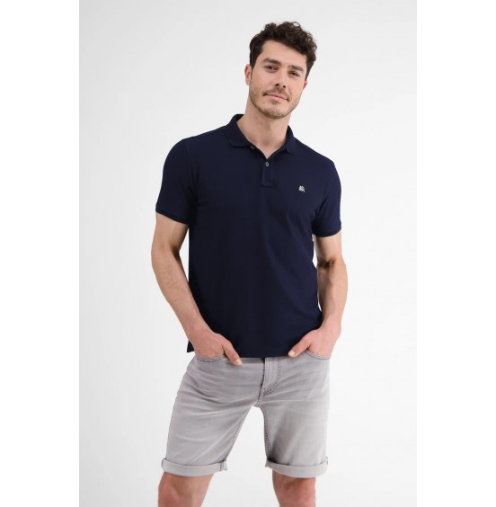 LERROS ΑΝΔΡΙΚΗ ΚΟΝΤΟΜΑΝΙΚΗ POLO ΜΠΛΟΥΖΑ 2003200-480 NIGHT BLUE