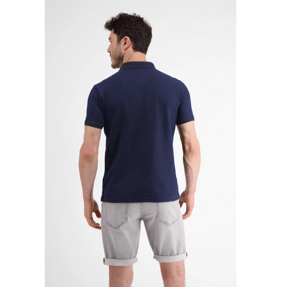 LERROS ΑΝΔΡΙΚΗ ΚΟΝΤΟΜΑΝΙΚΗ POLO ΜΠΛΟΥΖΑ 2003200-480 NIGHT BLUE