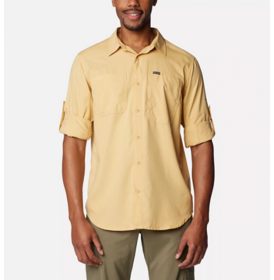 COLUMBIA ΑΝΔΡΙΚΟ ΠΟΥΚΑΜΙΣΟ SILVER RIDGE UTILITY LITE LONGSLEEVE 2012932-292 UPF40 YELLOW