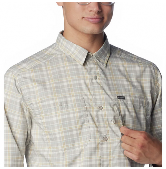 COLUMBIA ΑΝΔΡΙΚΟ ΠΟΥΚΑΜΙΣΟ SILVER RIDGE UTILITY LITE PLAID LONGSLEEVE 2012942-027 UPF40 MULTYCOLOR
