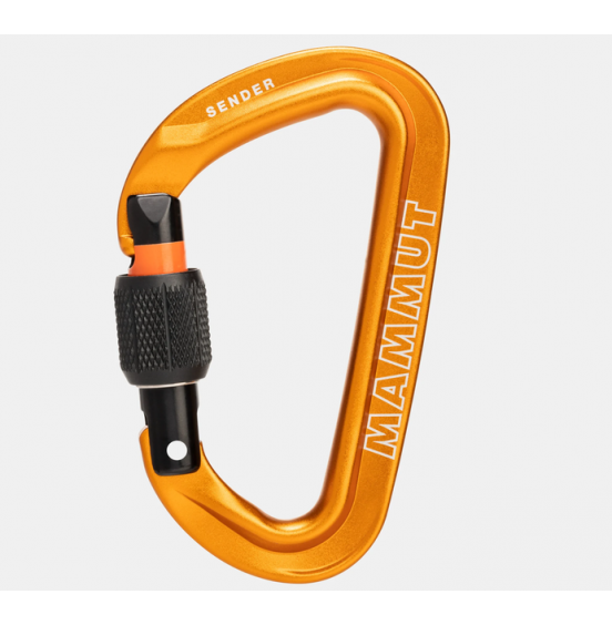 MAMMUT SENDER SCREWGATE CARABINER EQUIPMENT 2040-02450-1571 ORANGE