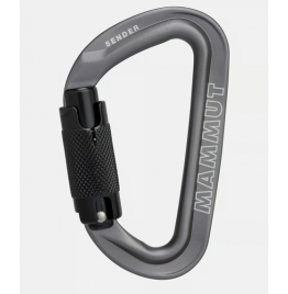 MAMMUT SENDER SCREWGATE CARABINER EQUIPMENT 2040-02450-1602 GREY