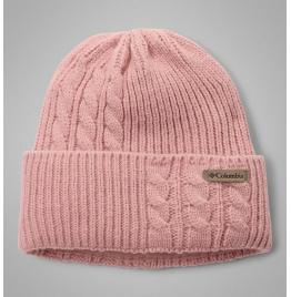 COLUMBIA W ΣΚΟΥΦΟΣ AGATE PASS CABLE KNIT BEANIE 2053181-659 PINK