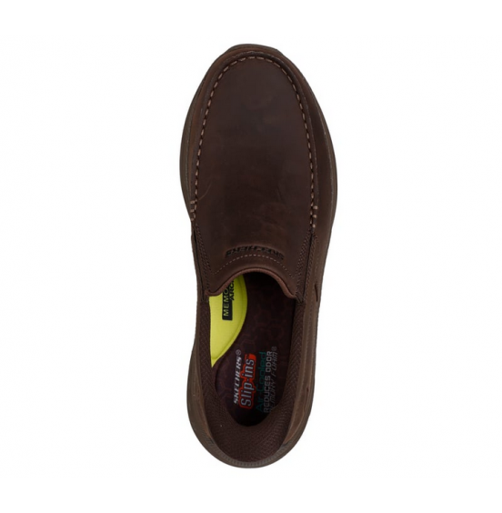 SKECHERS ΑΝΔΡΙΚΑ ΠΑΠΟΥΤΣΙΑ SLIP INS POLLARD 205334-COC COCOA