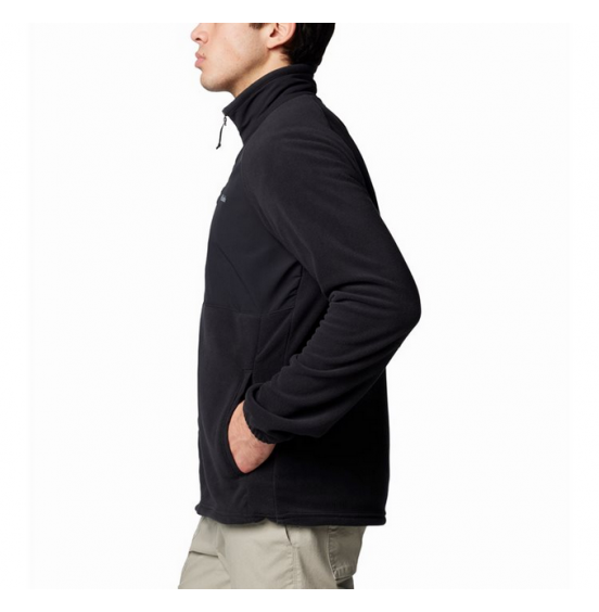 COLUMBIA M SAGE PEAK FULL ZIP FLEECE 2095781-010 BLACK