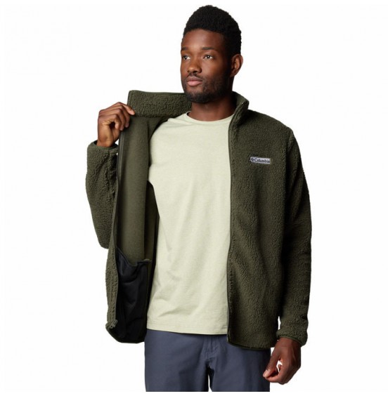 COLUMBIA M RUGGED RIDGE III SHERPA FULL ZIP 2059183-366 GREEN