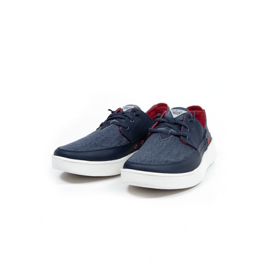 COLUMBIA ΑΝΔΡΙΚΑ ΠΑΠΟΥΤΣΙΑ BOATSIDE RELAXED PFG 2063071-464 BLUE WHITE