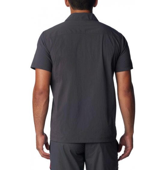 COLUMBIA ΑΝΔΡΙΚΟ ΠΟΥΚΑΜΙΣΟ PAINTED PEAK WOVEN SHORTSLEEVE 2074541-011 ASPHALT GREY