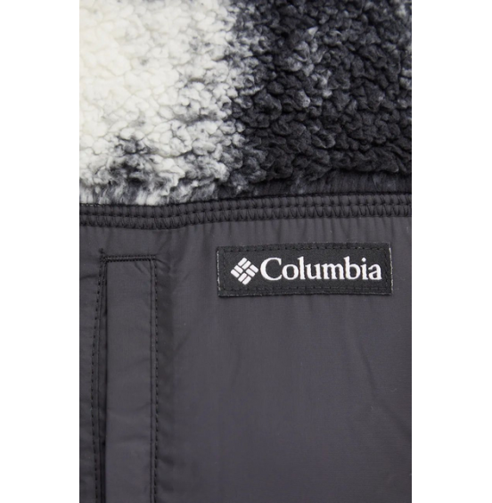 COLUMBIA W WEST BENT 1/4 ZIP II 2085734-191 BLACK WHITE