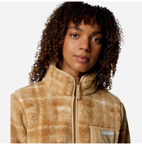 COLUMBIA W WEST BENT PRINT FULL ZIP II 2085851-225 CAMEL