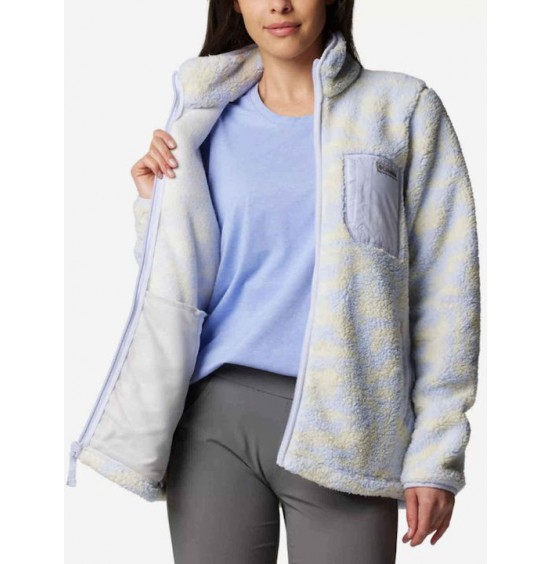 COLUMBIA W WEST BENT PRINT FULL ZIP II 2085851-581 SNOWDRIFT