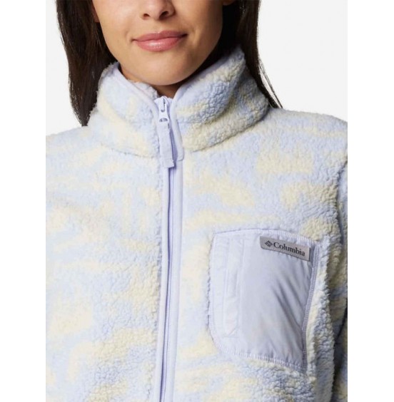 COLUMBIA W WEST BENT PRINT FULL ZIP II 2085851-581 SNOWDRIFT