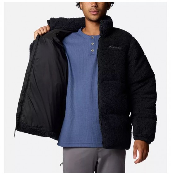 COLUMBIA M PUFFECT II SHERPA JACKET 2086841-010 BLACK