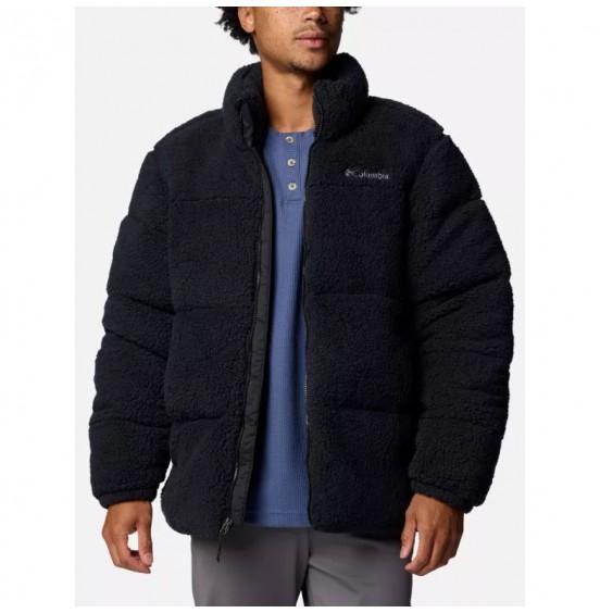 COLUMBIA M PUFFECT II SHERPA JACKET 2086841-010 BLACK