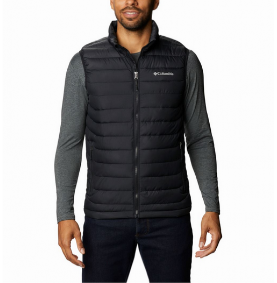 COLUMBIA M POWDER LITE II VEST 2086974-010 BLACK