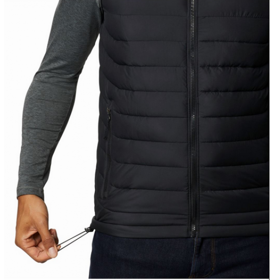 COLUMBIA M POWDER LITE II VEST 2086974-010 BLACK