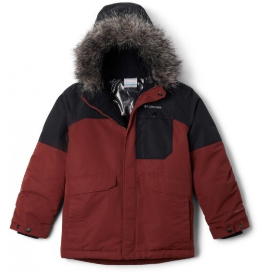 COLUMBIA Y ΠΑΙΔΙΚΟ ΜΠΟΥΦΑΝ NORDIC STRIDER II JACKET 2090222-681 SPICY BLACK