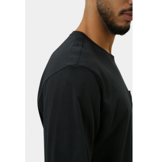 COLUMBIA M LANDROMER LONGSLEEVE T-SHIRT 2095801-010 BLACK