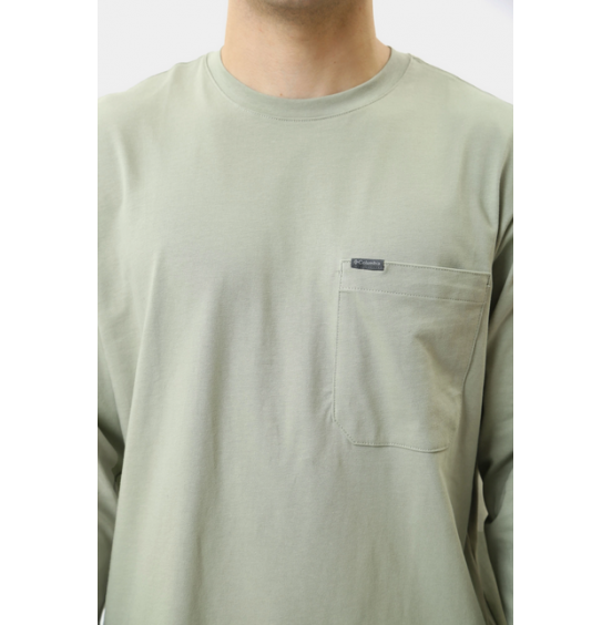 COLUMBIA M LANDROMER LONGSLEEVE T-SHIRT 2095801-348 MINT