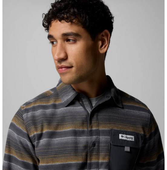 COLUMBIA M ΠΟΥΚΑΜΙΣΟ PFG UNCHARTED OVER SHIRT 2096621-012 SARK STRIPE