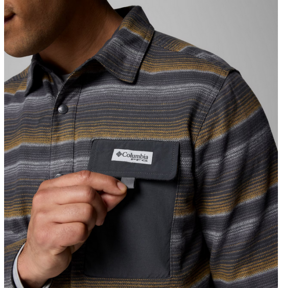 COLUMBIA M ΠΟΥΚΑΜΙΣΟ PFG UNCHARTED OVER SHIRT 2096621-012 SARK STRIPE
