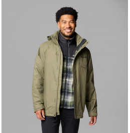 COLUMBIA M BUGABOO III FLEECE INTERCHANGE JACKET 2096904-397 STONE GREEN