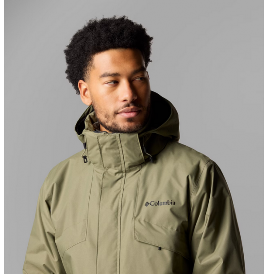 COLUMBIA M BUGABOO III FLEECE INTERCHANGE JACKET 2096904-397 STONE GREEN