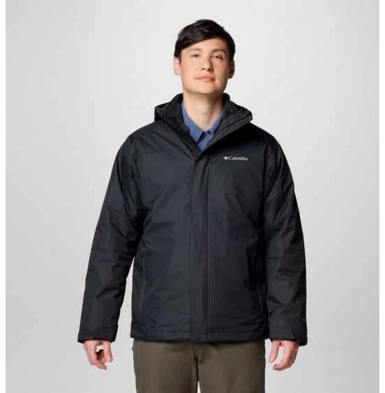 COLUMBIA M TUNNEL FALLS II INTERCHANGE JACKET 3in1 2096924-010 BLACK