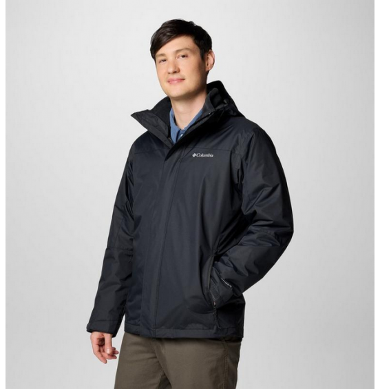 COLUMBIA M TUNNEL FALLS II INTERCHANGE JACKET 3in1 2096924-010 BLACK
