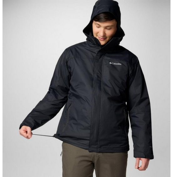 COLUMBIA M TUNNEL FALLS II INTERCHANGE JACKET 3in1 2096924-010 BLACK