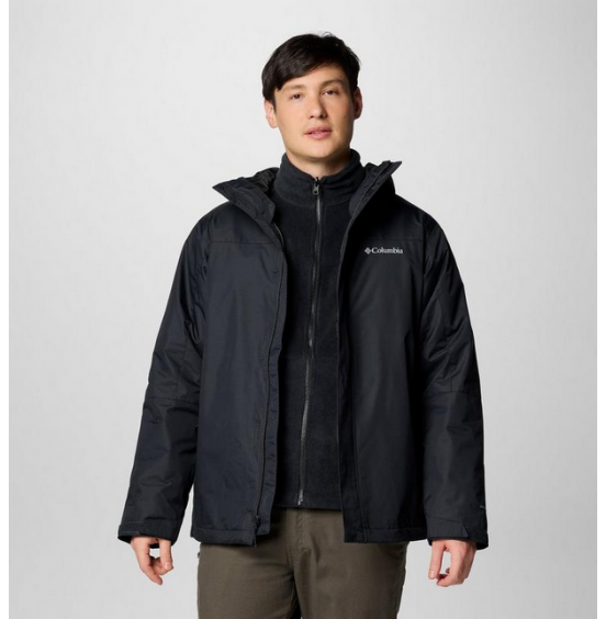 COLUMBIA M TUNNEL FALLS II INTERCHANGE JACKET 3in1 2096924-010 BLACK