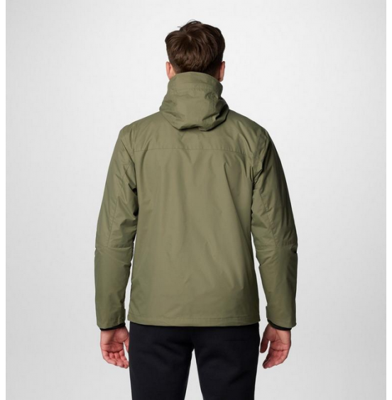COLUMBIA M TUNNEL FALLS II INTERCHANGE JACKET 3in1 2096924-397 STONE GREEN